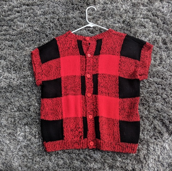 ❌ Vintage buffalo plaid sweater - Picture 3 of 5